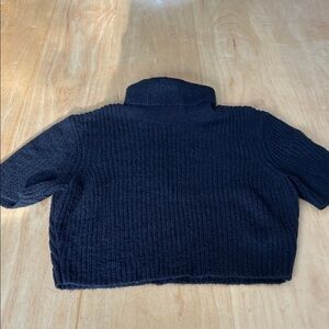 House of Harlow 1960 Black Cowl Neck Sweater